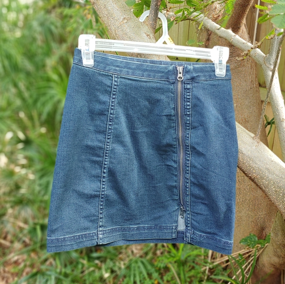 Free People Denim Skirt